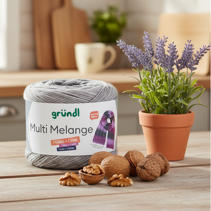 gründl - Multi Melange - Farbverlaufsgarn