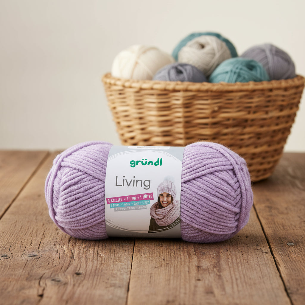 Gründl Living - Wolle mit Melange-Effekt und wolligem Charakter