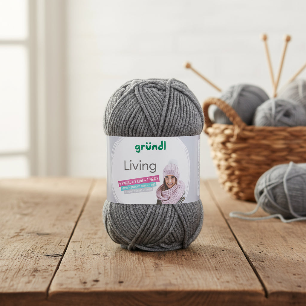 Gründl Living - Wolle mit Melange-Effekt und wolligem Charakter