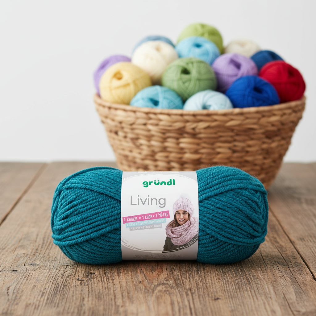 Gründl Living - Wolle mit Melange-Effekt und wolligem Charakter