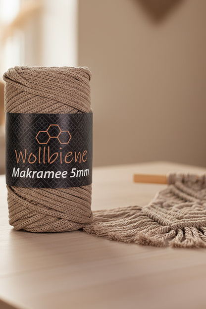 Wollbiene - Makramee Garn 5mm