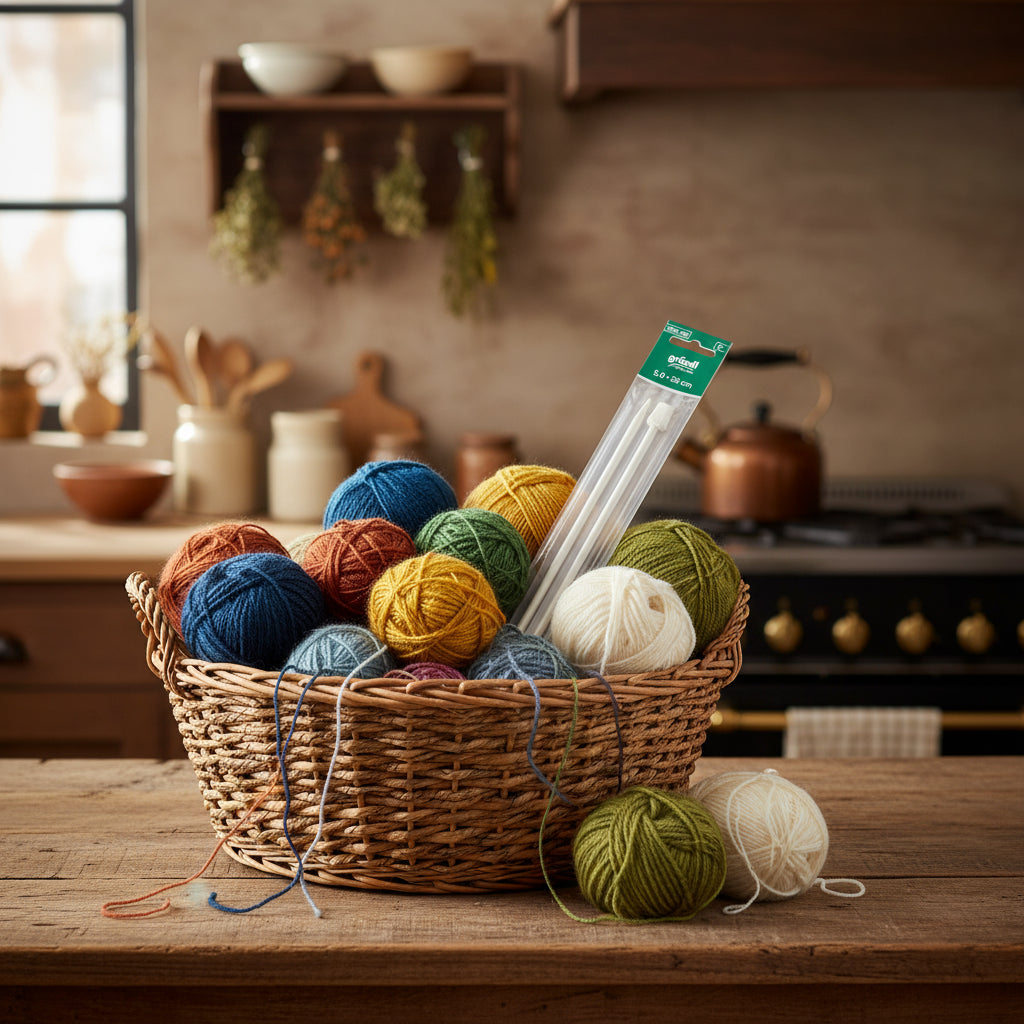 Jackenstricknadeln in verschiedenen Größen