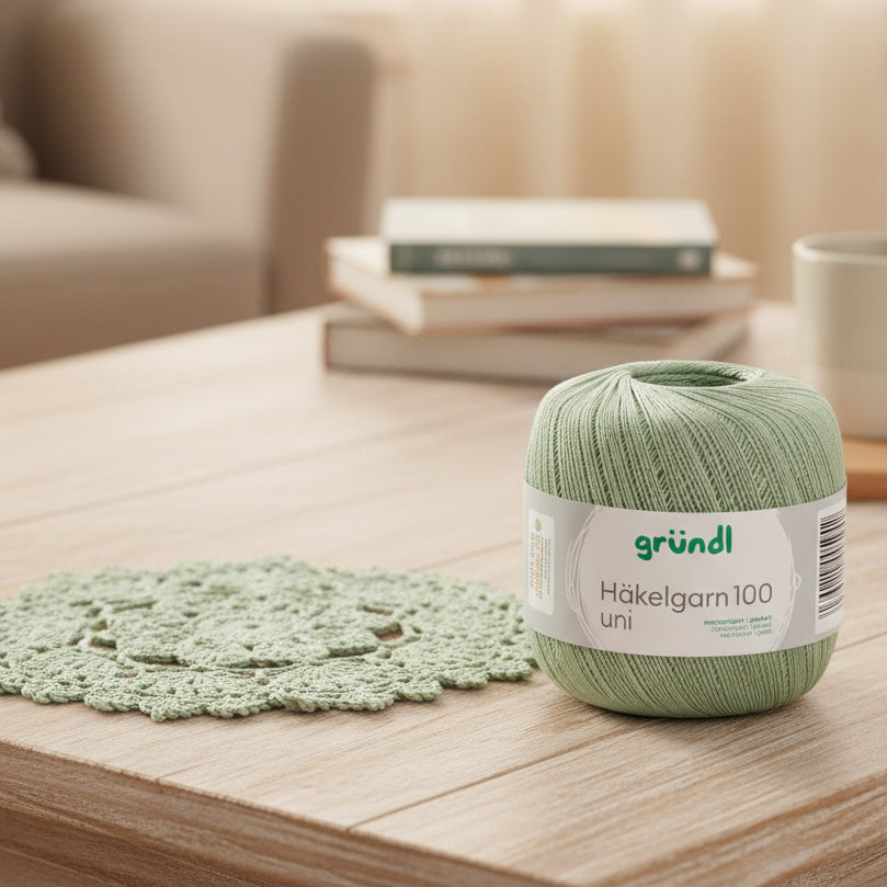 Gründl - Fil à crochet 100 uni 