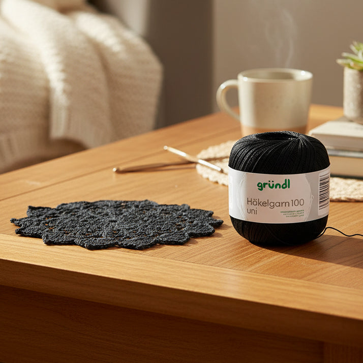 Gründl - Fil à crochet 100 uni 