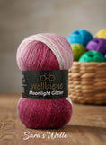 Bild in Galerie-Betrachter laden, Wollbiene - Moonlight Glitter Batik - glitzerndes Farbverlaufsgarn
