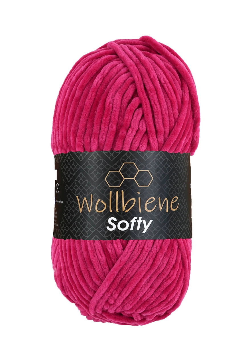 Wollbiene Softy - kuschelweiche Chenille-Wolle