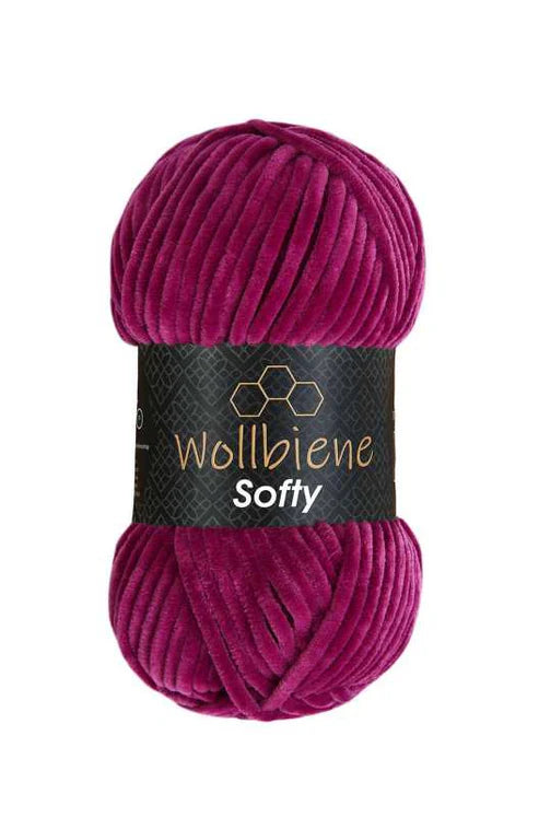 Wollbiene Softy - kuschelweiche Chenille-Wolle