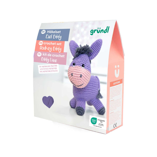 gründl - Häkelset -- Esel Eddy