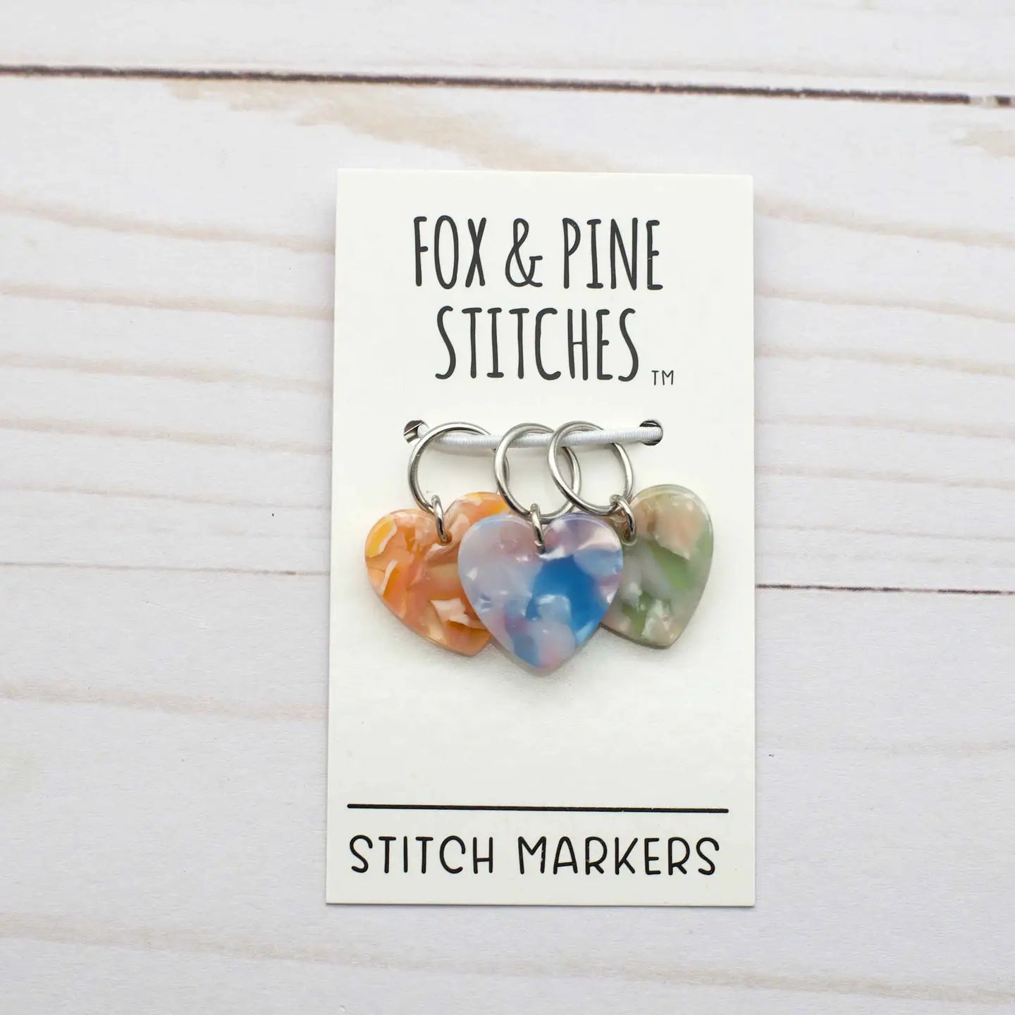 Fox & Pine - Fortschrittsmarkierer - Herz Buntglas