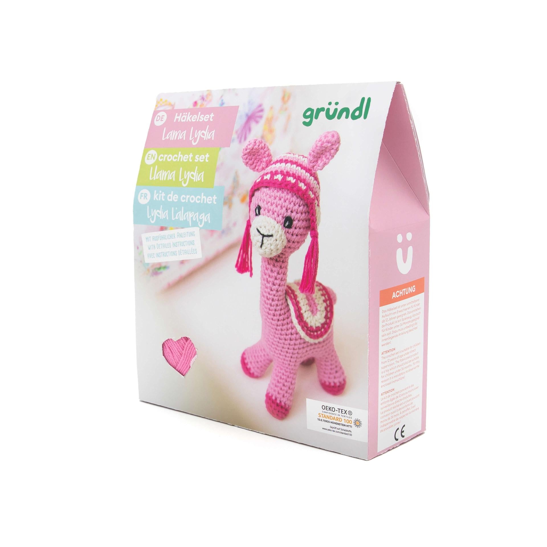 gründl - Häkelset -- Lama Lydia
