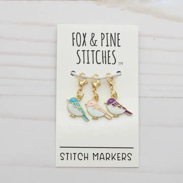 Fox & Pine - Fortschrittsmarkierer - Pastellvögel