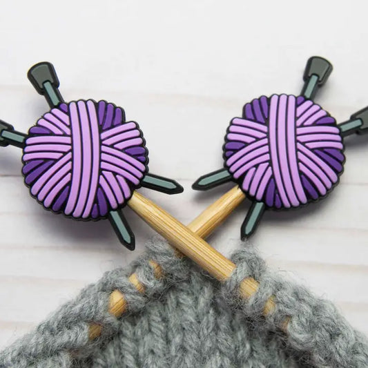 Fox & Pine - Maschenstopper - violettes Garnknäuel